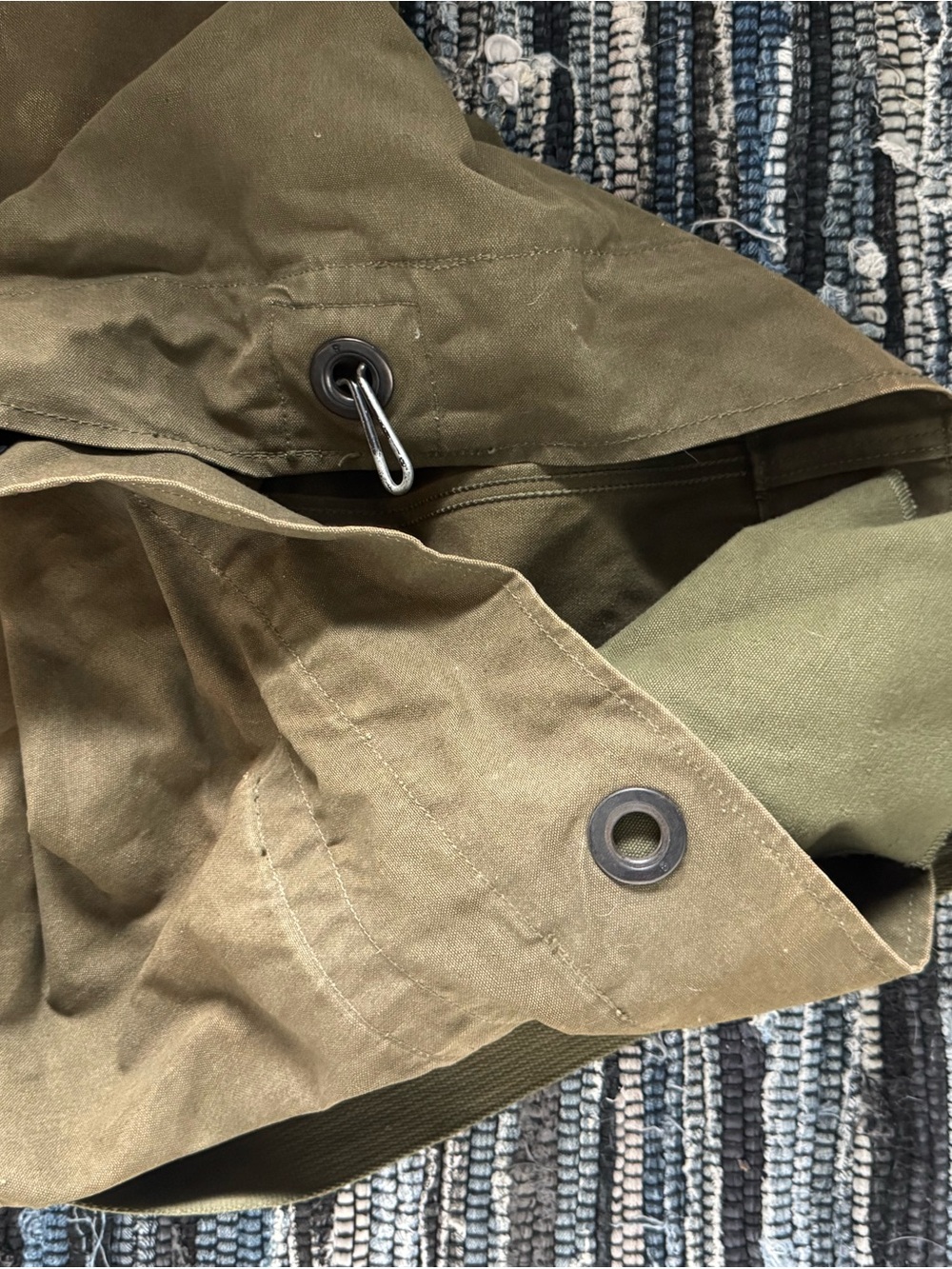 Authentic WW2 Era US Army EUC Issued GIANT Duffle Field Bag EUC